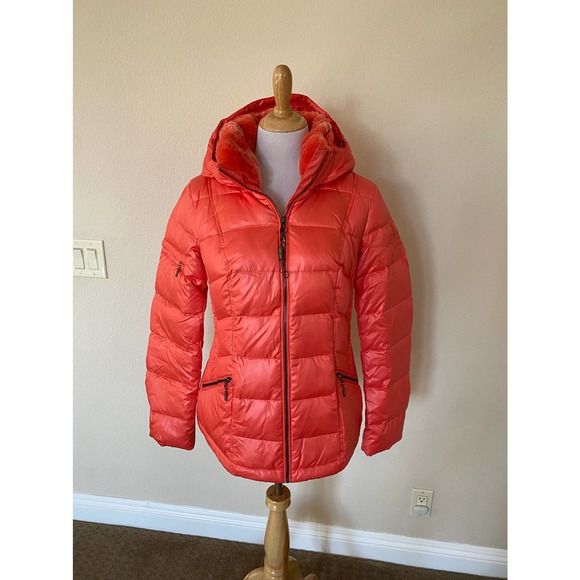 Finn Flare Orange Puffer Jacket Size L - Picture 1 of 7